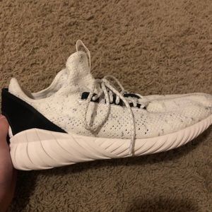 Adidas Tubular Doom Sock Size 10.5 White/Black